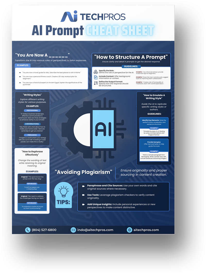ai prompt cheat sheet mockup